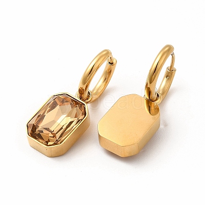 Ion Plating(IP) 304 Stainless Steel Hoop Earring EJEW-C017-06G-04-1