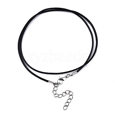 Waxed Cotton Cord Necklace Making LS-X-MAK-S034-001-1