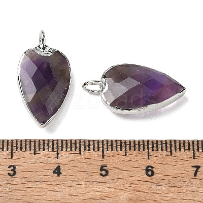 Natural Amethyst Pendants G-G012-13P-07-1