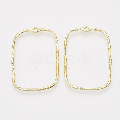 Alloy Open Back Bezel Pendants PALLOY-S121-81-1