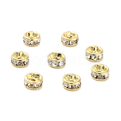 316 Surgical Stainless Steel Rhinestone Spacer Beads X-STAS-L285-001G-02-1-1