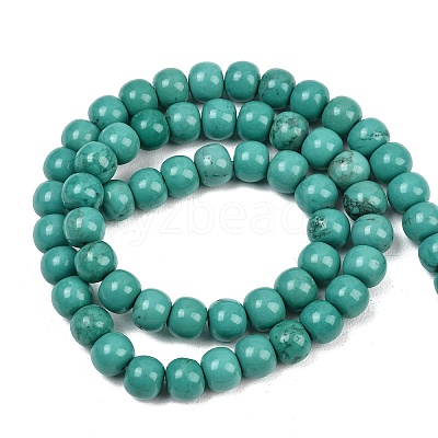 Natural Magnesite Beads Strands G-Z143-H01-08A-1