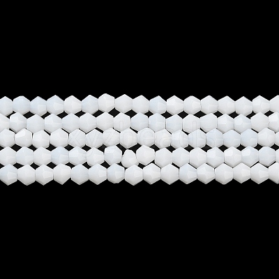 Opaque Solid Color Imitation Jade Glass Beads Strands LS-GLAA-F029-P4mm-15-1