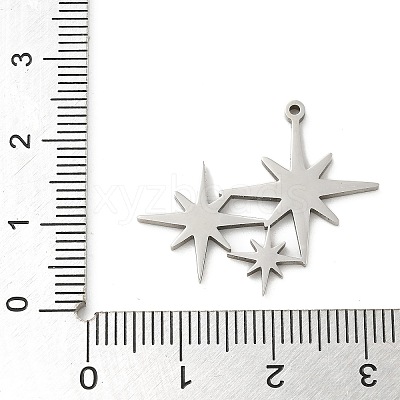 201 Stainless Steel Pendants STAS-R133-01P-01-1