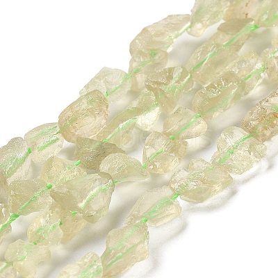 Raw Rough Natural Topaz Crystal Beads Strands G-I283-G05-02-1