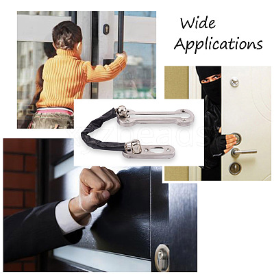 Stainless Steel Swing Bar Door Lock X1-SW-TAC0002-02E-1
