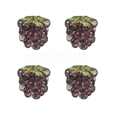 4Pcs Handmade Lampwork Beads LAMP-TA0002-24F-1