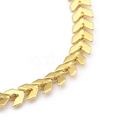 Brass Cobs Chain Bracelets BJEW-JB05409-01-1