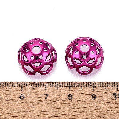 UV Plated ABS Bead Caps OACR-D316-04B-07-1