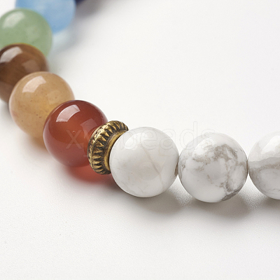 Yoga Chakra Jewelry BJEW-G554-02C-1