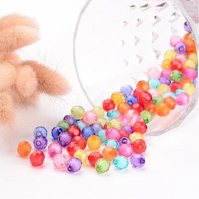 Transparent Acrylic Beads X-TACR-S113-7mm-M-1