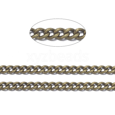 Brass Twisted Chains CHC010Y-AB-1