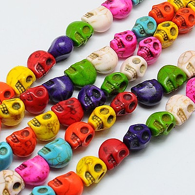 Synthetic Turquoise Beads Strands TURQ-G113-10x12mm-M-1