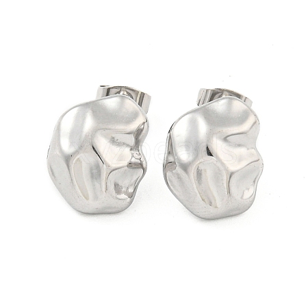 Non-Tarnish 304 Stainless Steel Ear Studs EJEW-L290-028P-1