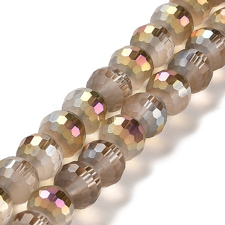 Electroplate Glass Beads Strands EGLA-Z001-03A-FR05-1