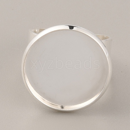Adjustable Brass Finger Rings Components KK-WH0054-23D-S-1