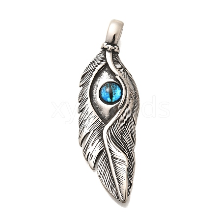 Eye Theme 304 Stainless Steel Pendants STAS-R140-06AS-01-1