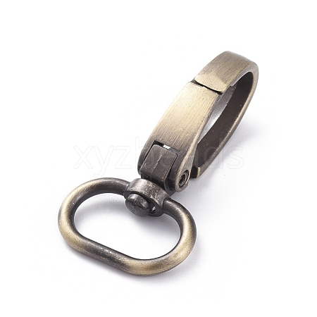 Alloy Swivel Lobster Claw Clasps PALLOY-WH0067-78AB-1