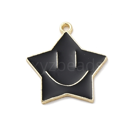 Alloy Enamel Pendants ENAM-F152-05G-06-1