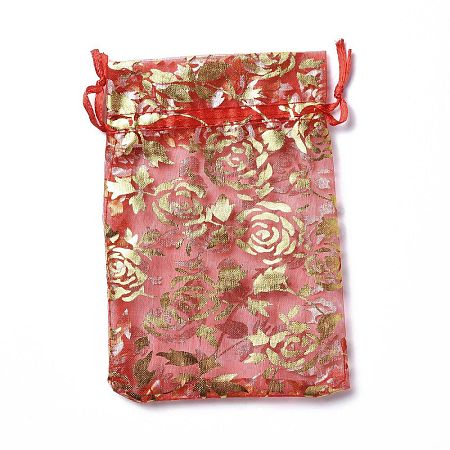 Organza Drawstring Jewelry Pouches OP-I001-C05-1