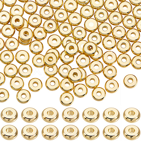 Brass Beads KK-BBC0021-17C-1