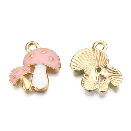 Autumn Theme Alloy Enamel Pendants ENAM-T009-46D-RS-1