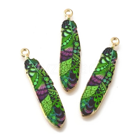 Alloy Enamel Pendants FIND-G078-34G-05-1