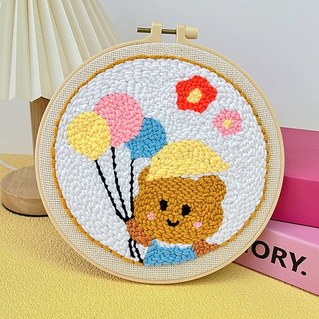 DIY Punch Embroidery Beginner Kits for Beginners PW-WG207F1-28-1