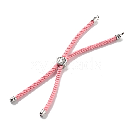 Twisted Nylon Cord Silder Bracelets DIY-B066-03P-25-1