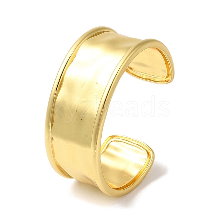 Rack Plating Brass Open Cuff Bangles BJEW-S150-02G-1