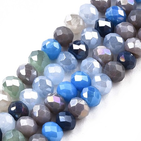 Glass Beads Strands GLAA-T006-16D-1