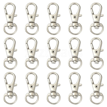 10Pcs Alloy Swivel Lobster Claw Clasps PALLOY-CJ0002-68-1