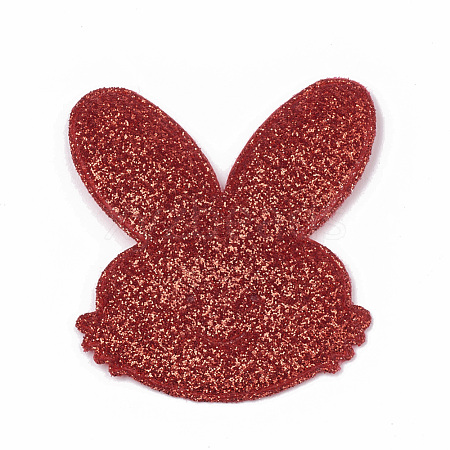 Glitter Bunny PU Patches FIND-S282-02G-1