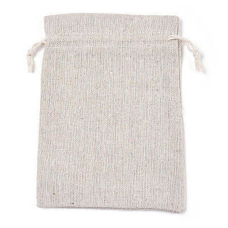 Cotton Cloth Packing Pouches Drawstring Bags ABAG-R011-13X18-01-1