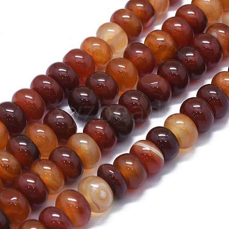 Natural Red Agate Beads Strands G-I245-68B-1