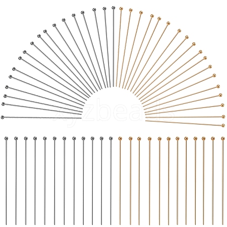 SUNNYCLUE 240Pcs 2 Styles 304 Stainless Steel Ball Head Pins STAS-SC0007-73-1