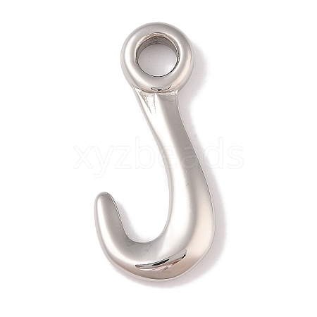 Non-Tarnish 304 Stainless Steel Hook Clasps STAS-C109-05P-1