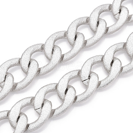 Aluminum Textured Curb Chains CHA-N003-05P-1