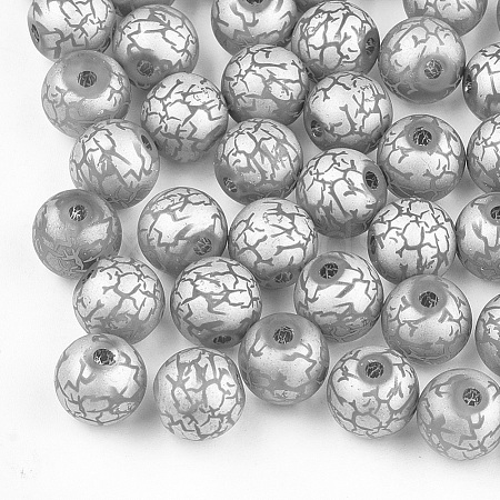 Electroplate Glass Beads EGLA-S178-03G-1