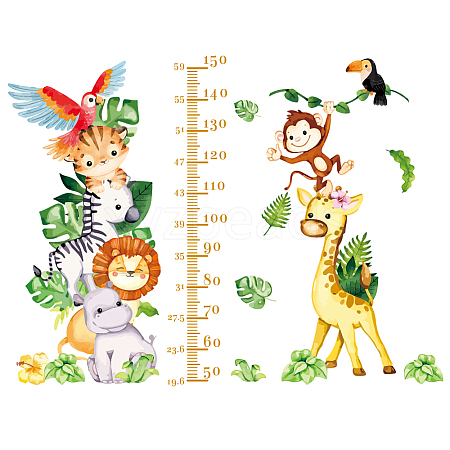 PVC Height Growth Chart Wall Sticker DIY-WH0232-045-1