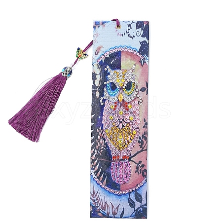 Owl DIY Diamond Painting Bookmark Kits PW-WG6C21E-01-1