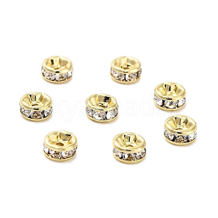 316 Surgical Stainless Steel Rhinestone Spacer Beads X-STAS-L285-001G-02-1-1