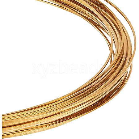 Square Brass Wire KK-WH0034-34G-01-1