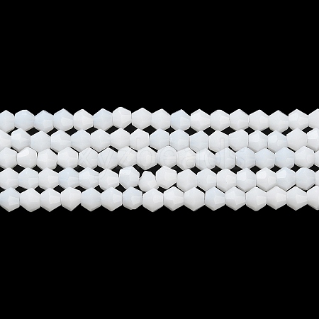 Opaque Solid Color Imitation Jade Glass Beads Strands LS-GLAA-F029-P4mm-15-1