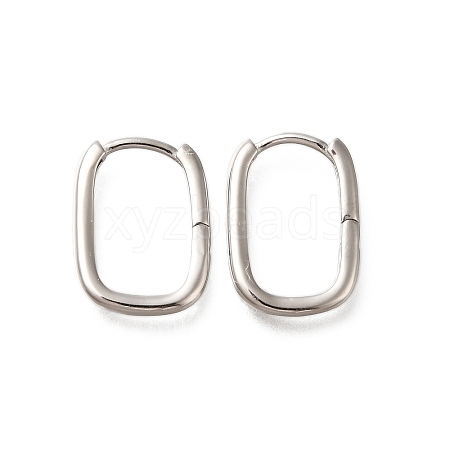 925 Sterling Silver Hoop Earrings STER-M018-01P-1