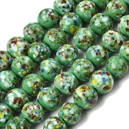Handmade Lampwork Beads Strands LAMP-H071-01C-09-1