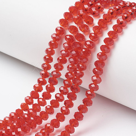 Glass Beads Strands EGLA-A034-T10mm-D01-1