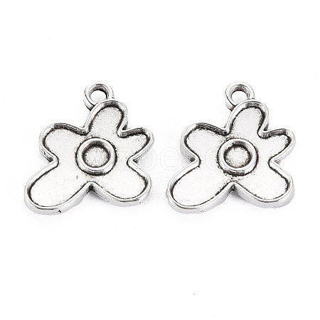 Tibetan Style Alloy Pendant Enamel Settings X-PALLOY-N160-65AS-1