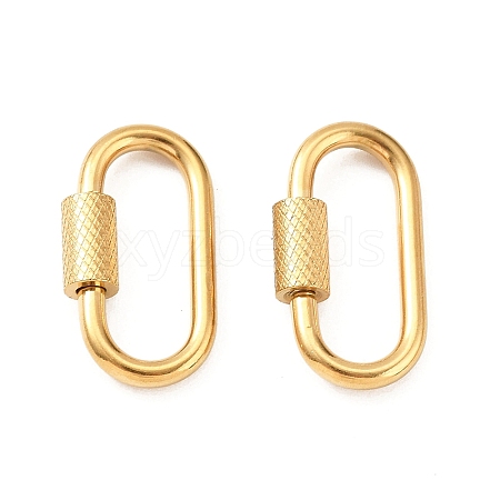 304 Stainless Steel Locking Carabiner STAS-C092-04D-G-1