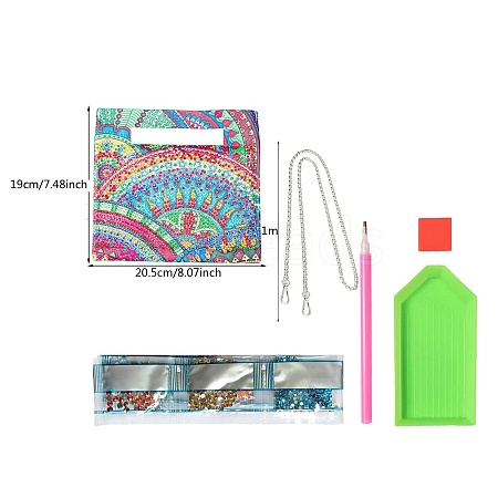 DIY Diamond Crossbody Bag Kit PW-WGF2E9D-07-1